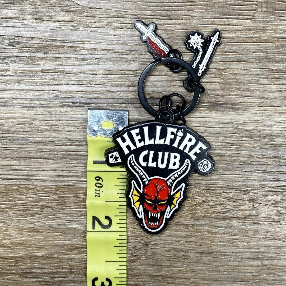 Stranger Things Hellfire Club Keychain 2